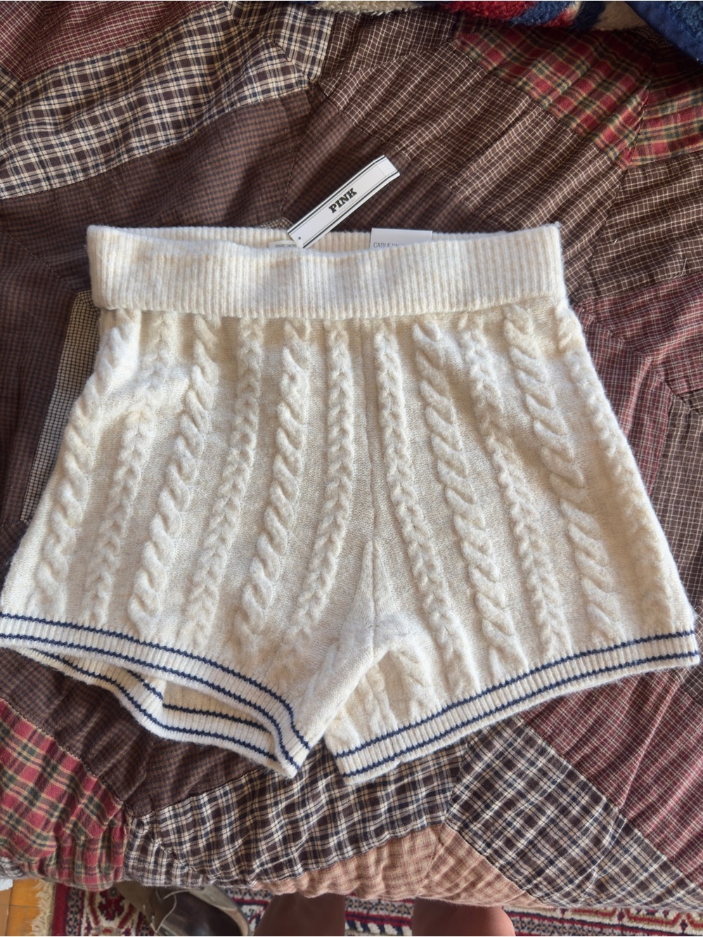 victoria’s secret knit shorts NWT